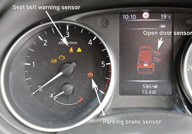 Car Dashboard Magnetic Sensors